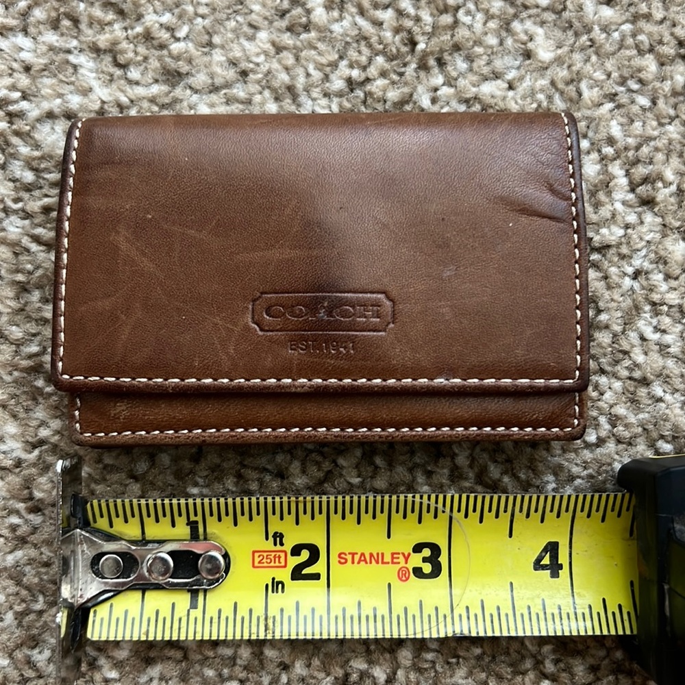 Small Coach coin purse